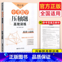 [正版]周计划中考数学压轴题高效训练折叠与旋转 数学强化训练练习题初三九年级几何专题专项训练必刷题周周练专项突破总复习