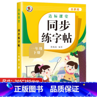 一年级下册同步生字练字帖 [正版]2023人教版 小学一年级字帖 练字二年级三年级下册语文同步练字帖 四五六年级上下册控