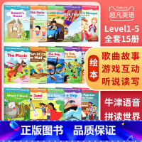 [正版]Oxford Phonics World Readers Level 1 2 3 4 5 级别全套15本 送音