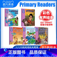 [正版]美国经典英文绘本睡前亲子阅读英语故事书Primary readers level4级别5本含5张CD-ROM学