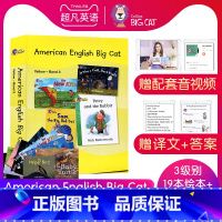 [正版]大猫英语分级阅读黄盒American English Big Cat 3级书本+练习册共38册 Collins