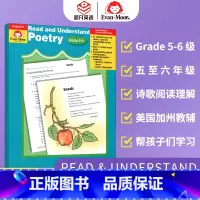[正版]Evan-Moor Read & Understand Poetry Grades 5-6 阅读与理解系列 诗