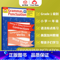 [正版]Evan-Moor Grammar & Punctuation Grade 1 语法与标点练习册 一年级 美国
