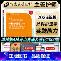 [正版]外科专业实践能力丁震医学教育2024年主管护师中级考试单科考点背诵强化1000题外科护理学中级历年真题模拟急救