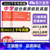 [正版]粉笔教资2023教师资格证考试书中学综合素质中学真题解析新版2023版中学教师资格证考试历年真题试卷综合素质初