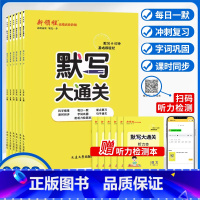 语文[默写大通关] 一年级上 [正版]2023新领程默写大通关一1二2三3四4五5六6年级下册上册下小学语文人教统编版小