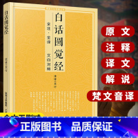 [正版]白话圆觉经全注全译 文白对照佛教佛教十三经浅释简体易懂经文原文加注释译文经书讲记单本宗教佛学初学者入门文化经典