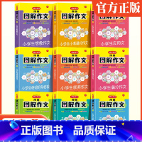 [全套9本]漫画图解作文法 小学通用 [正版]漫画图解作文法小学生满分作文想象作文应用文读后感好词好句好段获奖分类三四五