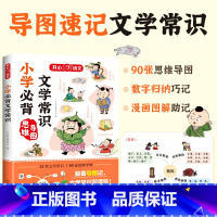 小学必背文学常识(含思维导图) 小学通用 [正版]教育小学生必背文学常识小学语文基础知识优美句子积累手册大全中国古代现代