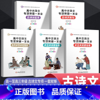 五本套装 高中通用 [正版]新 高中古诗文专项突破一本全 彩色升级版 古诗词鉴赏 古诗文默写 古代文学文化常识 文言文阅