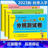 语数英 小学升初中 [正版]2023新秋季入学初一入学分班测试卷语数英科目任选均衡分班初一新生入学测试优选印刷清晰优质护