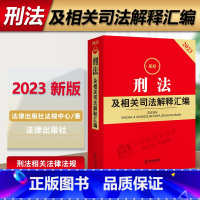 [正版]2023年版新刑法及相关司法解释汇编 中华人民共和国刑法相关法律法规 刑法总则适用范围 犯罪刑罚 立案标准