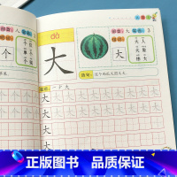 全套6本 [正版]汉字描红写字本幼儿园儿童学前认识字书初学者拼音笔画笔顺练字帖小学生一年级上下册生字贴硬笔书法练习本