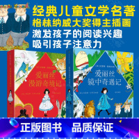 [正版]套装2册:爱丽丝镜中奇遇记 爱丽丝漫游奇境记 刘易斯&middot;卡罗尔代表作大奖得主插画 孩子阅读道路上不