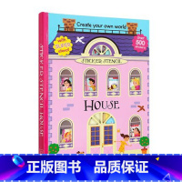 [正版]House 静电贴纸书-房屋设计师 进口原版