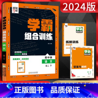 语文 高二下 [正版]2024版经纶学典学霸题中题组合训练高二语文下 基础篇+阅读篇高二语文下册同步课时训练辅导资料练习