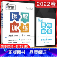 语文 [正版]2022版 学霸拆解训练八年级下册语文通用版 初中8八年级下册语文同步阅读专项训练 初二语文阅读理解练习册