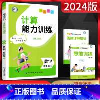 数学 九年级/初中三年级 [正版]江苏版2024版亮点给力 计算能力训练数学九年级全一册 苏科版SK 初三9年级数学上下