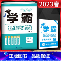 语文 八年级下 [正版]2023春学霸提优大试卷八年级下册语文人教版经纶学霸提优大试卷语文初中初二八年级下册语文期中期末