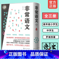 [正版]非常语文 全套3册 罗维扬 初中小学生通用语文阅读写作课外读物教辅 大语文知识百科趣味民间文学三字经古诗词句对