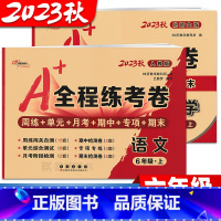 [人教语文+北师数学] 六年级上 [正版]2023秋 全程练考卷 北师大版小学数学试卷六年级上册下册人教版语文单元测试卷