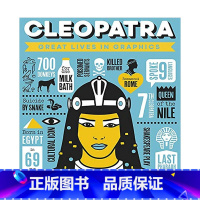 [正版]Great Lives in Graphics埃及艳后Cleopatra 大人物漫游记青少年科普知识读物彩图精