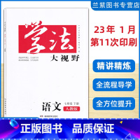 语文人教版 七年级下 [正版]2023 学法大视野七年级下册语文英语生物历史道德与法治人教版+数学地理湘教版共7本全套