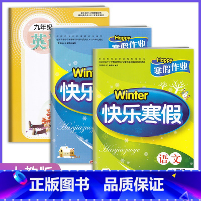 语数英[全三册] 九年级下 [正版]2023寒假作业 快乐寒假九年级语文数学英语政治历史物理化学 根据新编课程编写 经湖