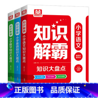 [套装3本]知识解霸 语文+数学+英语 [正版]解霸图书小学语文知识解霸小升初语文基础知识大盘点数学公式定理英语语法词汇