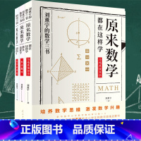 原来数学都在这样学(全三册) [正版]3册 给孩子的数学三书 刘薰宇原来数学可以这样学中小学生课外阅读书籍自然科学数理化