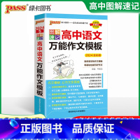 高中语文万能作文模板[全彩版] 高中通用 [正版]2024新版图解速记高中语文作文模板高考满分作文精选范文高中作文模板高