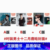 官方海报版!时装男士22年12月 鹿晗A+B+C封面 [正版]ELLE 5月刊 鹿晗封面计入销量!世界时装之苑杂志/时