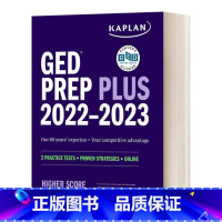 卡普兰GED考试备考指南 GED Test Prep Plus [正版]英文原版 GED Test Prep 2022-