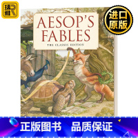 [正版]伊索寓言 插画版 英文原版 Aesop's Fables Hardcover 儿童经典复古风插画版系列 精装