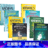 独角鲸和水母 8册 [正版]Narwhal and Jelly 独角鲸和水母8册 漫画书 海洋生物百科 儿童科普绘本 英