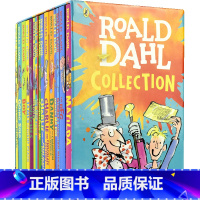 罗尔德·达尔16册 [正版]Roald Dahl 罗尔德·达尔16册原版 儿童英语章节书小说读物 女巫好心眼巨人了不起的