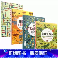 儿童寻物数数书 4册 [正版]Search, Find & Count Collection 儿童英语寻物数数书 4册套