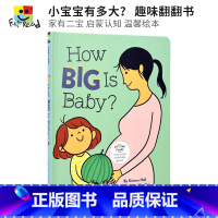 [正版]How Big is Baby 小宝宝有多大?宝宝从哪里来? 趣味翻翻书纸板书 家有二胎 启蒙认知 温馨绘本