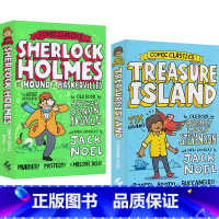 全套 2册 [正版]Comic Classics Treasure Island Sherlock Holmes And