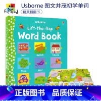 [正版]Usborne Lift-The-Flap Word Book 尤斯伯恩幼儿英语启蒙单词翻翻书 精装卡通插图绘