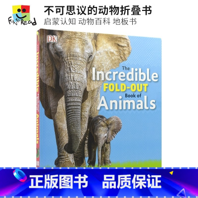 [正版]DK - Incredible Fold-Out Book Of Animals DK百科幼儿 不可思议的动物