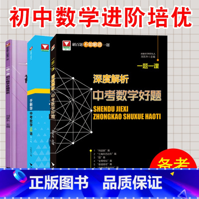 [正版]刘东升深度解析中考数学好题+一题一课初中数学好题赏析+于中考十六讲第五版初中数学解题技巧初中九年级数学数学