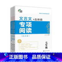 文言文+古诗词专项阅读(第3版) 九年级/初中三年级 [正版]2022秋文言文古诗词专项阅读技法篇高分阅读七年级八年级九