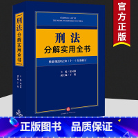 [正版]2021新书 刑法分解实用全书:根据刑法修正案(十一)新修订版 刑法法律及司法解释刑法条文含刑法修正案十一