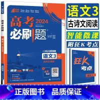 语文 全国通用 [正版]2024高考必刷题语文3古诗文阅读专题专研 文言文阅读古代诗歌阅读古诗文阅读冲刺训练 高考语文分