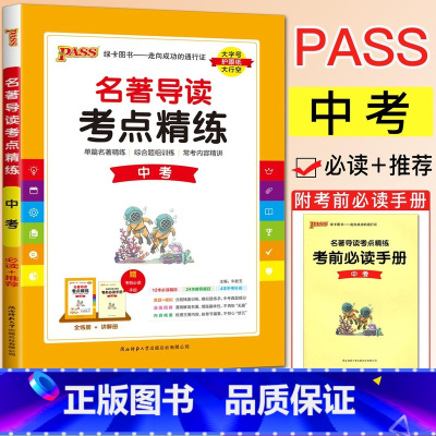 中考名著导读考点精练 全国通用 [正版]2024版名著导读考点精练中考 初中课外阅读训练名著阅读专项训练九年级上下册初三