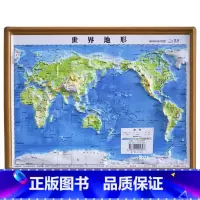 [正版]全新版 世界地形3D立体地图 30cm*23cm 小号立体地图 3D打印模型地图 PVC一体成型 世界地图挂图