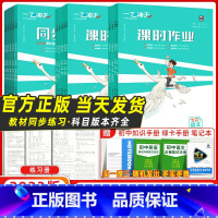 7本:语数物化政史[人教]+英语[外研] 九年级/初中三年级 [正版]2024一飞冲天八年级课时作业上册下册人教版外研版