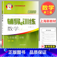 数学 七年级下 [正版]2022版 新思路辅导与训练 七年级下册 数学 第二版 7年级第二学期 上海初一年级配套教辅 课