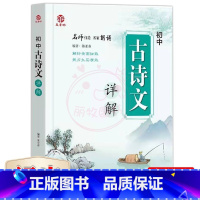 古诗文详解 初中通用 [正版]初中古诗文详解 七八九年级古诗词作者简介译注点析译文作品鉴赏 诵读 益书坊 课外阅读书籍